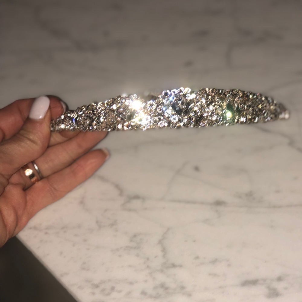 Vera Wang Crystal Hair Clip Tiara